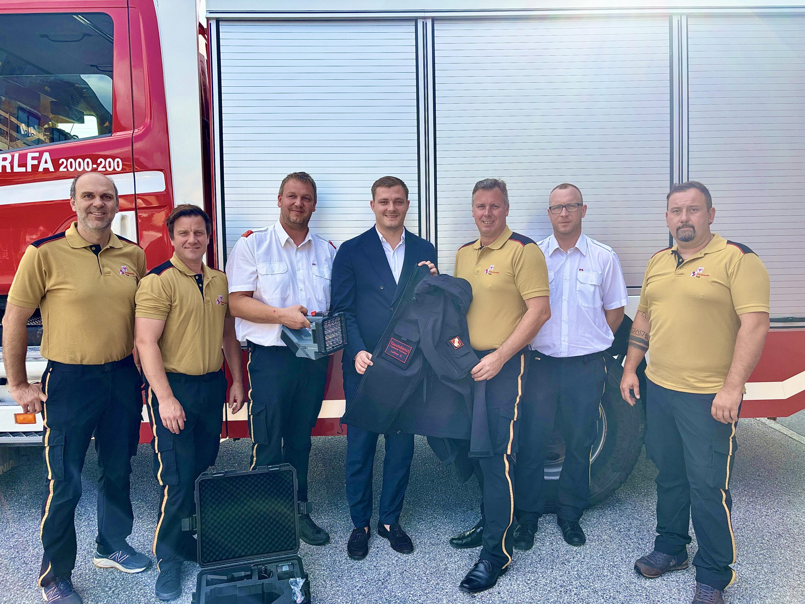 Starker Partner. Starke Hilfe: Moguntia Food GmbH unterstützt Feuerwehr Kirchbichl erneut mit wichtiger Ausrüstung